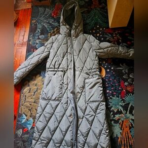 Kenneth Cole quilted puffer coat sz M